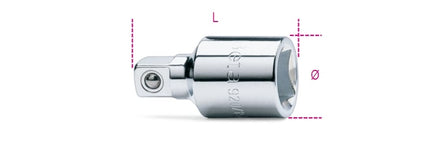 Adaptor 1/2 Female to 3/8 Male Drives 42mm - Beta Tools 920/15