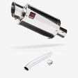 Lextek YP4 S/Steel Stubby Exhaust 200mm with Link Pipe for Suzuki GSXR 1000 (01-06)
