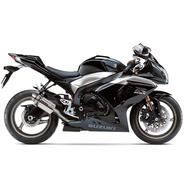 Lextek Stainless Steel YP4 Stubby Exhaust 200mm with Link Pipe for Suzuki GSXR 1000 (09-11)