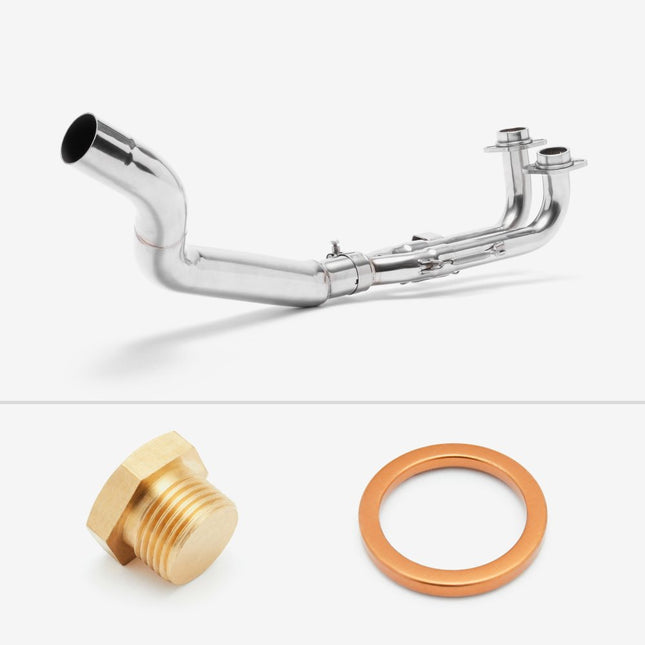 Lextek Stainless Steel Exhaust Header for Yamaha T-Max 500 (01-11)
