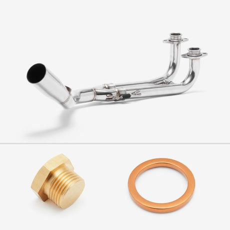 Lextek Stainless Steel Exhaust Header for Yamaha T-Max 530 (12-16)