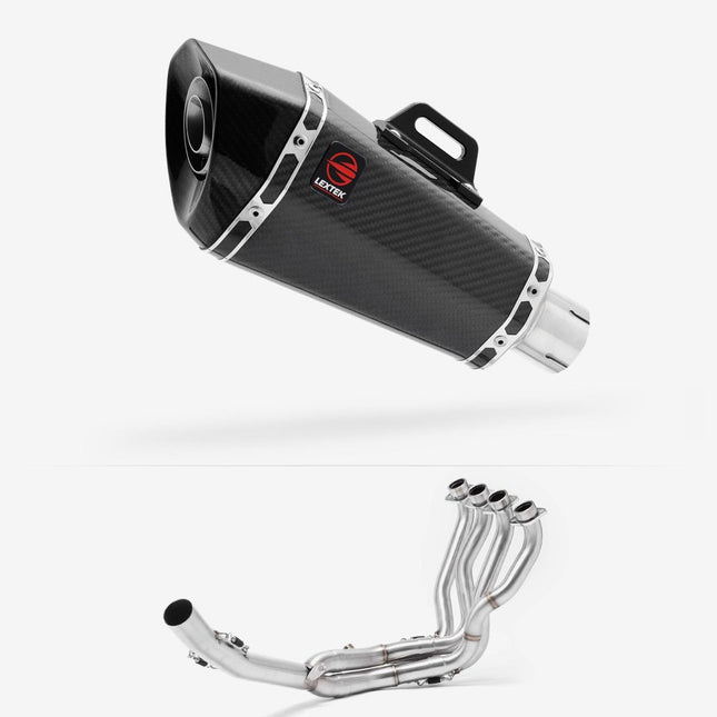 Lextek Carbon Fibre XP8C 210mm Exhaust System for Suzuki GSXR 1000 (17-24)