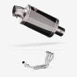 Lextek OP15 Dark Tint Stainless Exhaust System 200mm for Suzuki GSXR 1000 (17-