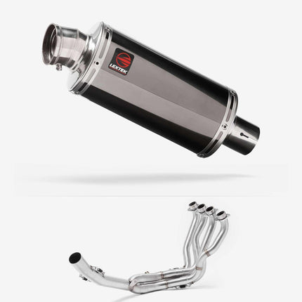 Lextek Smoked Stainless Steel OP16 250mm Exhaust System for Suzuki GSXR 1000 (17-24)