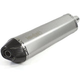 Lextek SA1 Matt S/Steel Hexagonal Exhaust 400mm for Lexmoto Adrenaline 125