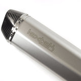 Lextek SA1 Matt S/Steel Hexagonal Exhaust 400mm for Lexmoto Adrenaline 125