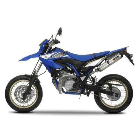 Lextek SA1 Matt S/Steel Hexagonal Exhaust 400mm with Link Pipe for Yamaha WR 125 R X (09-16)