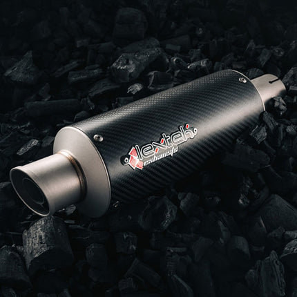 Lextek 2 x GP8C Carbon Fibre GP8C 240mm Exhaust System