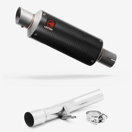 Lextek Carbon Fibre GP8C 240mm Exhaust with Link Pipe