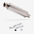 Lextek OU1 Matt S/Steel Underseat Exhaust 400mm with Link Pipe for Honda CBR1000 RR (04-05)