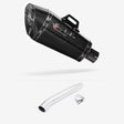 Lextek XP8C Carbon Fibre Exhaust 210mm with Link Pipe for Suzuki GSXR 1000 (01-06)
