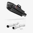 Lextek XP13C Carbon Fibre Exhaust 210mm with Link Pipe for KTM 690 Duke (12-15)