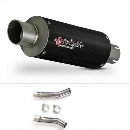 Lextek Carbon Fibre GP8C 240mm Exhaust with Link Pipes for Aprilia RSV 1000 R (04-08)/Tuono (05-09)