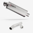 Lextek OP1 Matt S/Steel Exhaust 350mm with Link Pipe for Honda CB1300 (03-14)