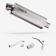 Lextek OP1 Matt S/Steel Exhaust System 350mm for Pulse XF250GY (06-15)