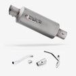 Lextek GP1 Matt S/Steel GP Stubby Exhaust System 240mm for Pulse XF250GY (06-15)