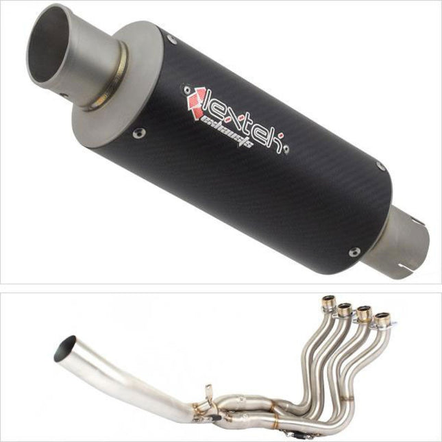 Lextek Carbon Fibre GP8C 240mm Exhaust System for Suzuki GSXR 1000 (12-16)