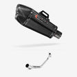 Lextek XP13C Carbon Fibre Exhaust System 210mm for Peugeot Speedfight 3 125 (09-16)