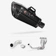 Lextek XP8C Carbon Fibre Exhaust System 210mm for Kawasaki Z900 (17-19)