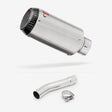 Lextek CP1 Matt S/Steel Carbon Tip Exhaust 150mm with Link Pipe for Yamaha XJR 1300 (07-16)