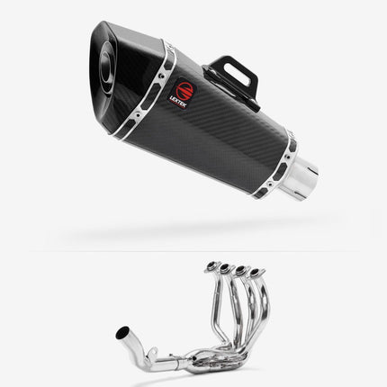 Lextek Carbon Fibre XP8C 210mm Exhaust System for Kawasaki Z800 (13-16)