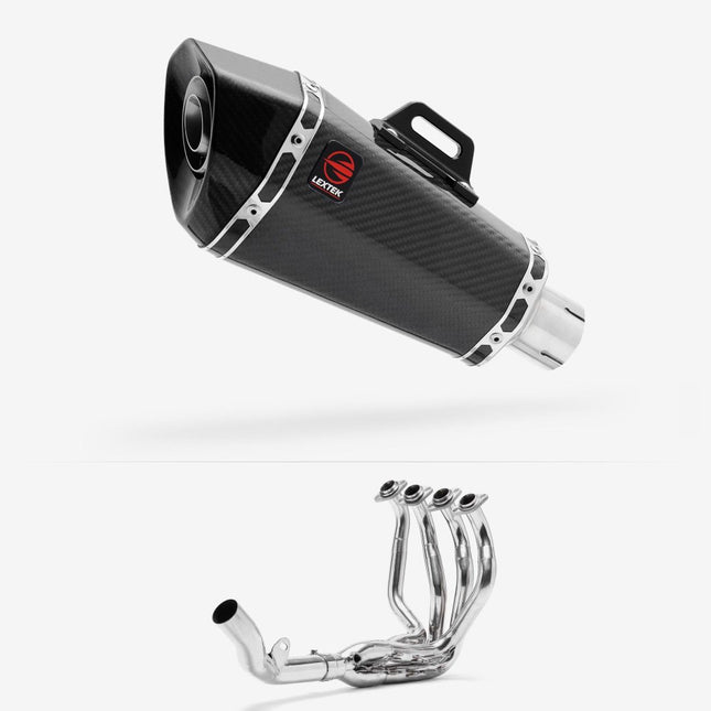 Lextek Carbon Fibre XP8C 210mm Exhaust System for Kawasaki Z800 (13-16)