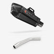Lextek XP13C Carbon Fibre Exhaust 210mm with Link Pipe for Triumph Tiger 800 (10-19)