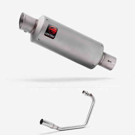Lextek Matt Stainless Steel GP1 240mm Exhaust System