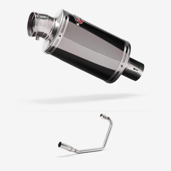 Lextek OP15 Dark Tint Stainless Exhaust System 200mm