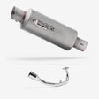 Lextek Stainless Steel GP1 Matt S/Steel GP Stubby Exhaust System 240mm