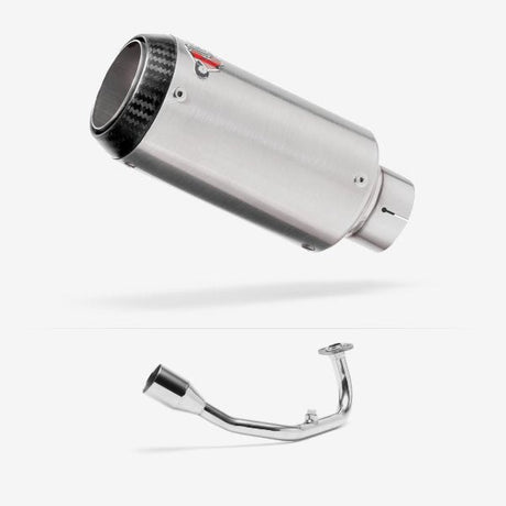 Lextek Stainless Steel CP1 Matt S/Steel Carbon Tip Exhaust System 150mm