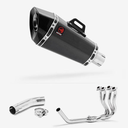 Lextek Carbon Fibre XP8C 210mm Exhaust System for Suzuki GSXR 600/750 (11-24)