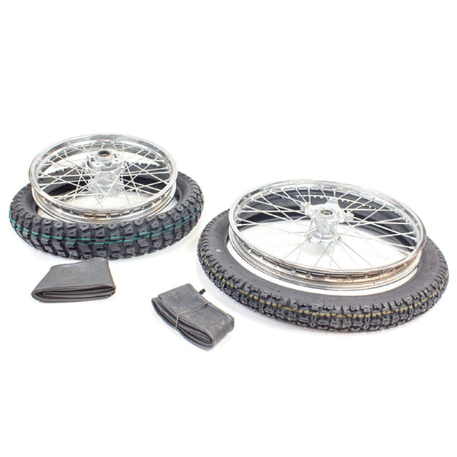 Chrome Off Road Wheel Set Silver
