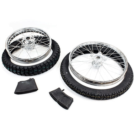 Chrome Off Road Wheel Set Silver