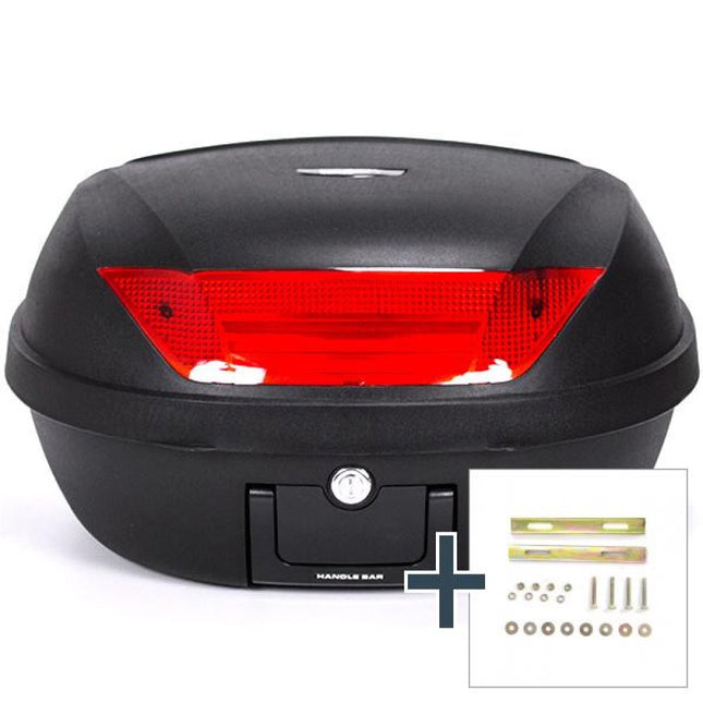 Lextek Luggage Box 52Litre with Fitting Kit for Lexmoto Milano 50/125