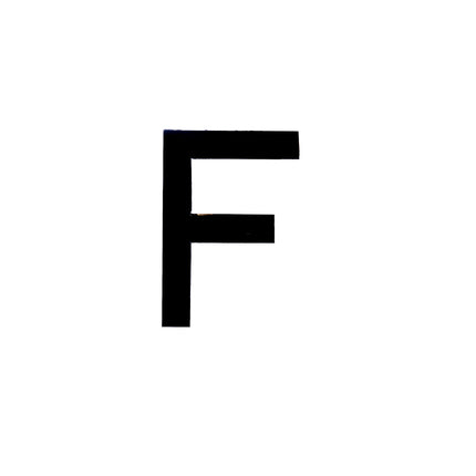 Number Plate Digits F Each