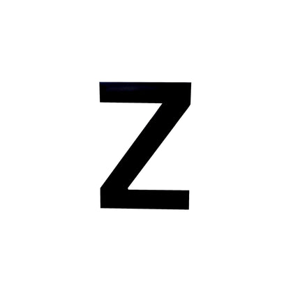 Number Plate Digits Z Each