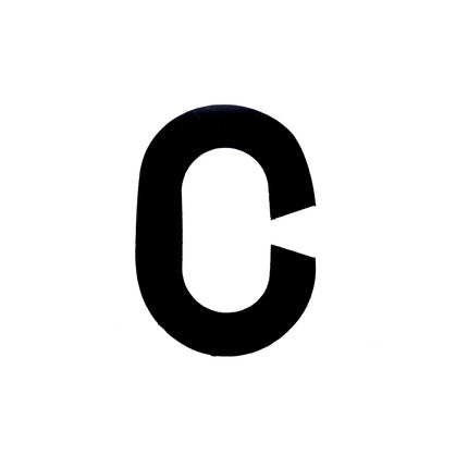 Number Plate Digits Big C Each