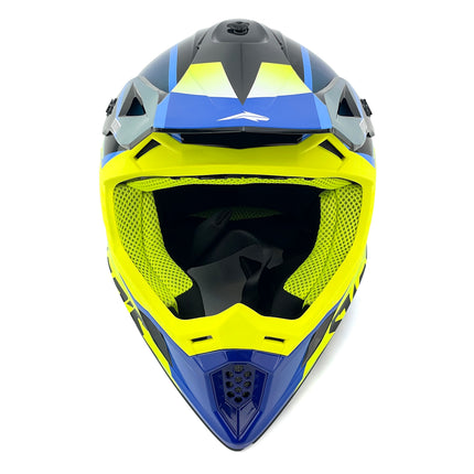 Motocross Helmet Swaps S818 - Shiny Fluo Yellow - Size Xl 61cm - 62cm