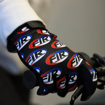 FIR Adult MX Gloves - M - FIR Logo Pattern