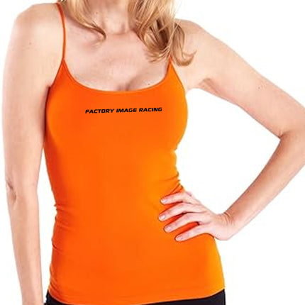 FIR Ladies Orange Cami Vest Cotton Size L