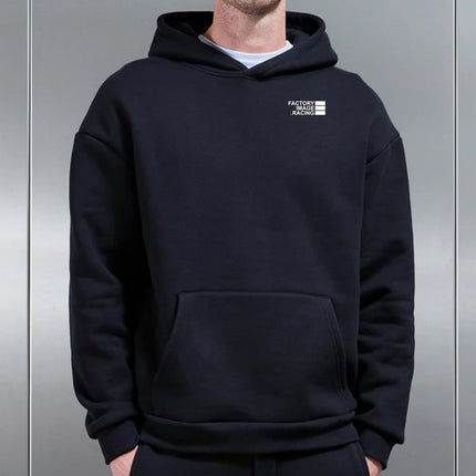 Minimal Black Unisex Hoodie - M