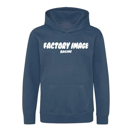 Bubble Text Blue Kids Hoodie - Size - 9/11
