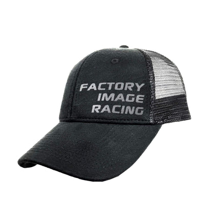 FIR Black Trucker Cap - Black On Black - One Size