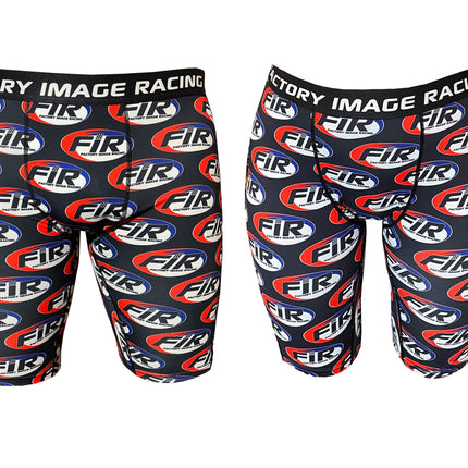 FIR Logo Print Sportswear Unisex Boxer Briefs Base Layer L - Large