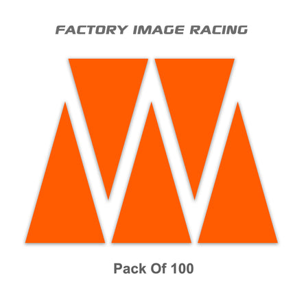 Enduro Track Marking Arrows Neon Orange 100PCS