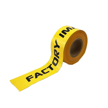 Track Marker Tape Yellow White 200M 8cm X 200m X 80um
