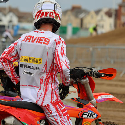 Effex Jersey Grey And Red Xl, MX Race Wear, Enduro Gear
