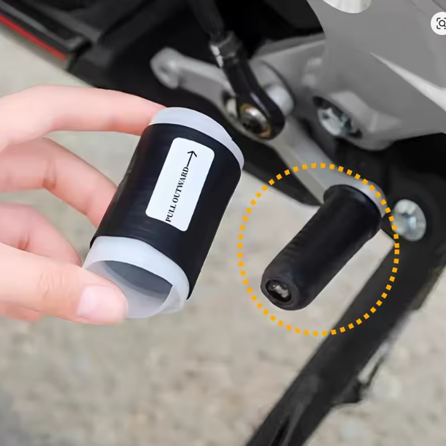 Gear Shift Lever Cover 1PCS Universal Motorcycle ATV Scooter Silicone Anti-slip Shoe Guard Black