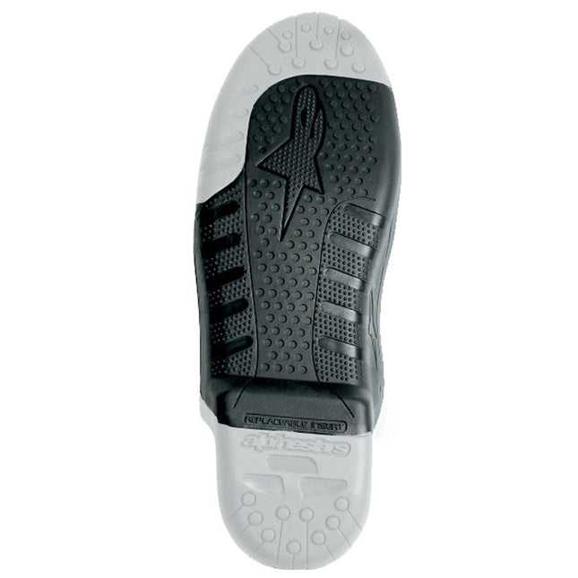 TECH-7 Sole+inserts Pair Black/white, Fits Up To 2013 Boots, Alpinestars A25SUT7N2110